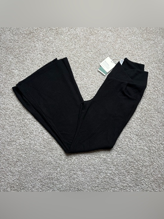 HALARA Pants - HALARA Ribbed Crossover Flare Pants